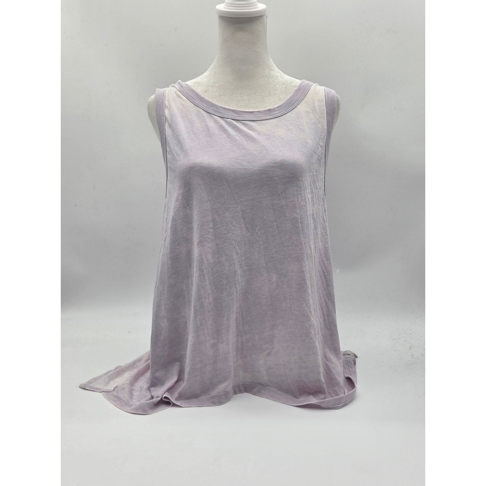 Gorilla Buffet Women's Large Lavender Swing Tank Top Cotton Blend 101-454